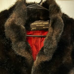 Vintage fur coat - Jacques Saint Laurent for Genelle
